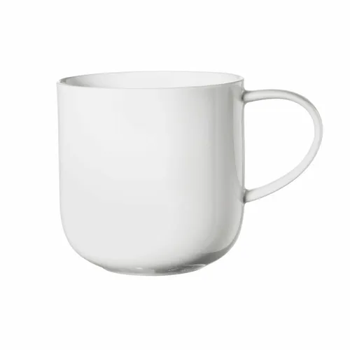 ASA Selection Coppa Henkelbecher Tasse Kaffeebecher Porzellan Weiß 400 ml