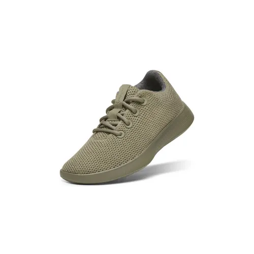 allbirds Sneaker Tree Runner NZ olivegrün Herren, Größe Euro (US): 43 (10) - Der leichte Tree Runner NZ bietet modernen Komfort mit atmungsaktivem Obermaterial aus Eukalyptusfasern und einer neu gestalteten Dämpfung. Ideal für jeden Tag, mit Schnürsenkeln aus recyceltem Material.