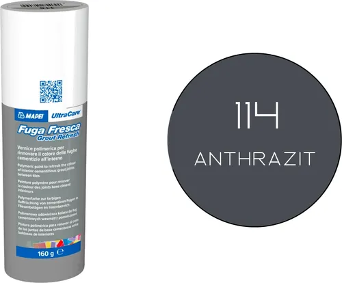 MAPEI® ULTRACARE Fuga Fresca 114 anthrazit 160 g Fugensanierfarbe zum Auffrischen der Fugenfarbe