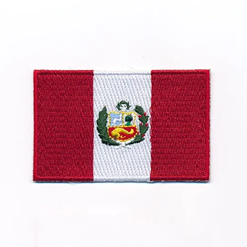 mm Peru Südamerika Lima Flagge Flag Patch Aufnäher Aufbügler 957 Mini 30 x 20