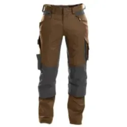 DASSY Dynax Bundhose Stretch & Kniepolstert 200980 6541 LEHMBRAUN/ANTHR. Gr. 44 - Arbeits- & Schutzkleidung mit DASSY D-FLEX Technologie, ideal für höchsten Komfort und Bewegungsfreiheit bei der Arbeit.