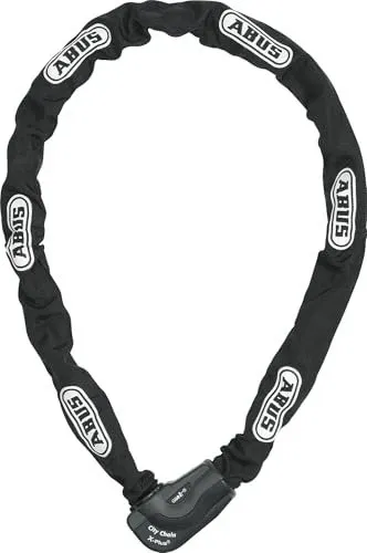 Abus Granit CityChain X-Plus 1060 Kettenschloss - Fahrradschloss mit 140 cm Länge, Sicherheitslevel 15, bietet höchsten Schutz durch ABUS Power Cell Technologie und ist ideal für E-Bikes.
