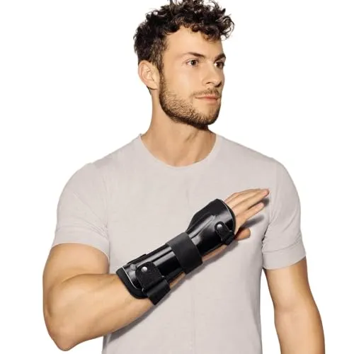 Sporlastic Manu-Cast® Dorsal Handorthese L schwarz-grau links - Hochwertige Handorthese für die linke Hand in Größe L. Bietet stabilen Halt und Unterstützung. Ideal für den täglichen Einsatz und zur Verbesserung der Beweglichkeit.
