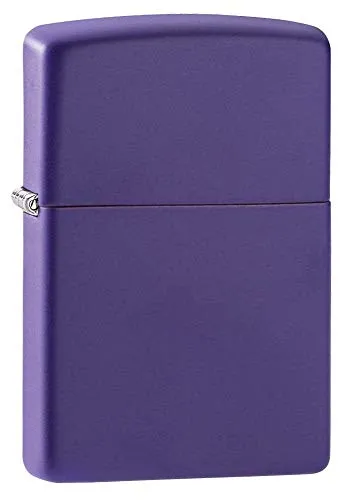 Zippo 1029020 Nr.237 Purple Matte Feuerzeug - Elegantes und stylisches Feuerzeug in lila Matt-Optik, ideal für den täglichen Gebrauch und hochwertige Verarbeitung für lange Lebensdauer.