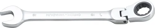 BGS Ratschenring-Maulschlüssel | abwinkelbar | SW 19 mm