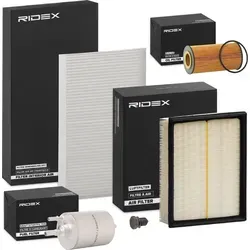 RIDEX Filterset Inspektionspaket Filtersatz für AUDI A4 Avant (8ED, B7) A4 Limousine (8EC, B7) für SEAT Exeo ST (3R5)