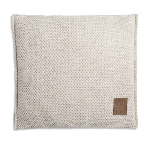 Knit Factory Dekokissen Knit Factory Maxx Kissen Beige - 50x50