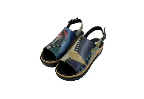 DOGO Damen Gigi Sandale mit Absatz, Mehrfarbig, 38 EU von DOGO