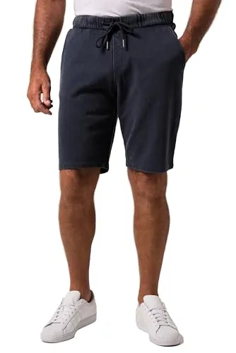 JP 1880 Herren große Größen Übergrößen Menswear L-8XL JP1880 Sweat-Bermuda, Elastikbund, Vintage Look, bis 8 XL