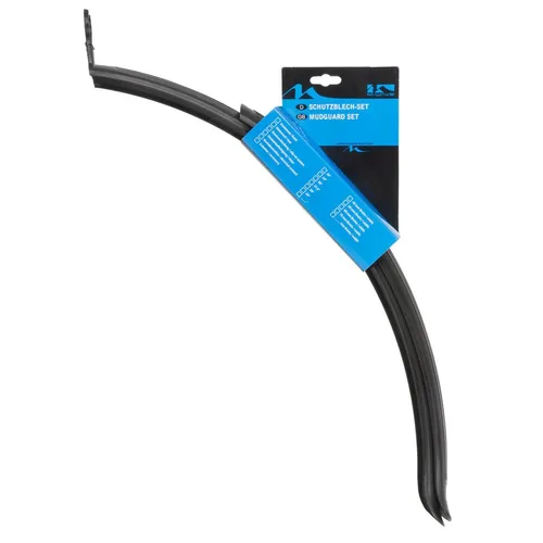 Fahrrad Schutzblech Set 26 Zoll M-Wave 60 mm Kunststoff Steck schwarz