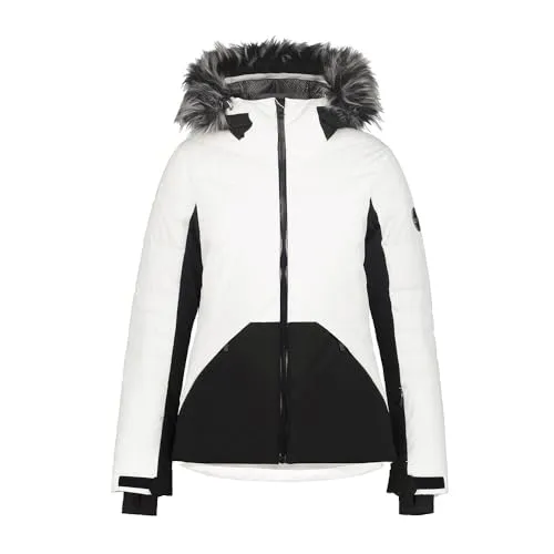 Icepeak Electra I Jacke 46 - Elegante Damenjacke - Stilvolle weiße Jacke für Damen, ideal für kühle Tage. Hochwertige Materialien sorgen für Komfort und Langlebigkeit. Perfekt für Freizeit und Alltag.