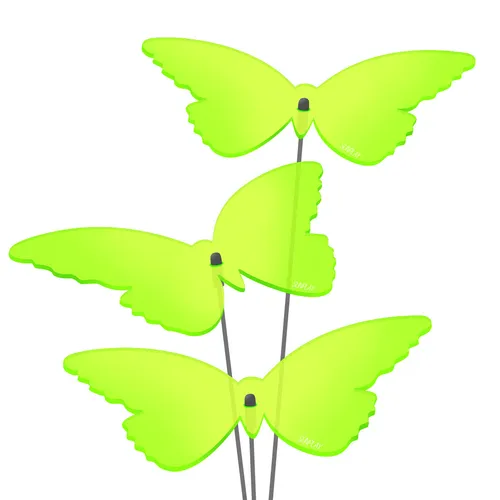 Stück SUNPLAY Sonnenfänger Ø20cm Suncatcher Gartenstecker Schmetterlinge GRÜN 3