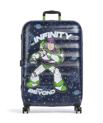 American Tourister Wavebreaker Disney Koffer mit 4 Rollen – 77 cm - Entdecken Sie den American Tourister Wavebreaker Disney Trolley mit 4 Rollen. Ideal für Reisen, bietet er eine robuste und farbenfrohe Gestaltung für kleine Abenteurer.