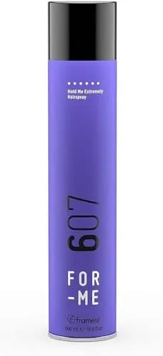 Framesi For-Me 607 Hold Me Extremely Haarspray 500ml - Hochwertiges Haarspray für starken Halt und langanhaltenden Style. Ideal für kreative Frisuren und professionellen Einsatz.