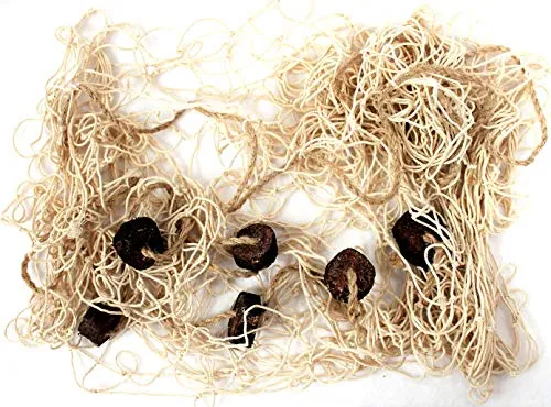 DEKO Fischernetz NATUR dick 200x150cm mit Schwimmern