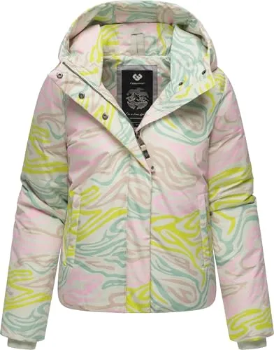 Ragwear Damen Winterjacke Amarrena YOUMODO Light Mint Gr. M - Modische und funktionale Winterjacke mit auffälligem Farbverlauf. Wasserdicht und atmungsaktiv, ideal für kalte Tage. Perfekt kombinierbar für einen entspannten Look und optimalen Schutz vor Wind und Wetter.