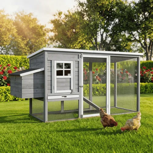 MyAnimal Hühnerstall MH-04 | Geräumiger Hühnerstall für 3-4 Hühner