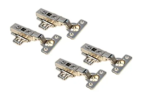 IHC 4 Stück 26mm Mittelanschlag Topfband mit hydraulisch Dämpfer Scharnier Topfscharniere Topfbänder