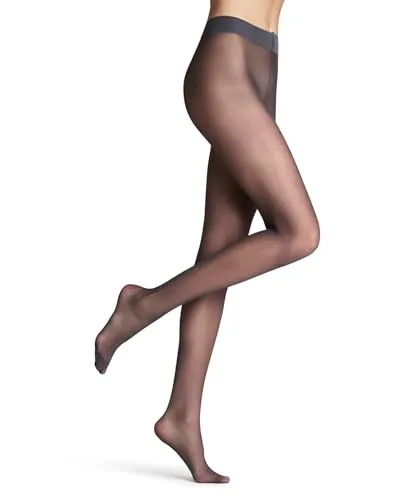 FALKE Damen Strumpfhose Matt Deluxe 20 DEN W Ti transparent einfarbig 1 Stück, Grau Graphite 3146, S