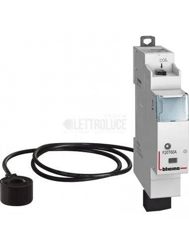 Bticino Living Now F20T60A Messgerät - Elektromechanisches Messgerät für die Hausautomation, WLAN-kompatibel und ideal für die Steuerung mit Amazon Alexa und Google Assistant.