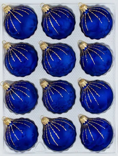 Weihnachtsbaumschmuck Blau von Navidacio