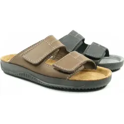 Rohde Soltau-H Pantolette - Herren-Pantoletten mit gepolsterten Innensohlen und praktischen Klettverschlüssen für optimalen Komfort und einfache Handhabung. Ideal für den Sommer!