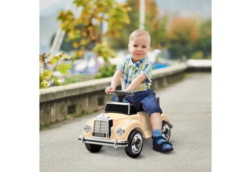 Aiyaplay Rutschauto Beige – Spaß für kleine Entdecker - Kinderfahrzeuge – Das Aiyaplay Rutschauto aus robustem Kunststoff ist ideal für Outdoor-Abenteuer und fördert die motorischen Fähigkeiten der Kleinen.