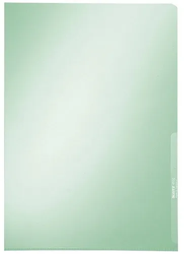 LEITZ Prospekthülle Leitz 4100-00-55 Sichthülle Premium, A4, PVC, dokumentenecht, grün