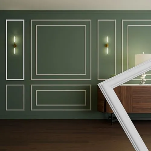 HEXIM Stuckleisten Wandrahmen Set RM16-B 140x42 cm von HEXIM