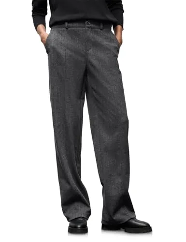 Street One Straight Leg Hose Black 44 von Street One