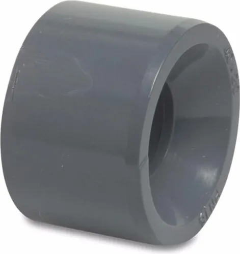Mega Reduzierstück PVC-U 90 mm x 50 mm Klebestutzen x Klebemuffe 16 bar, grau