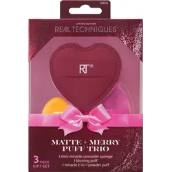 Real Techniques Matte + Merry Puff Trio Set mit Applikatoren