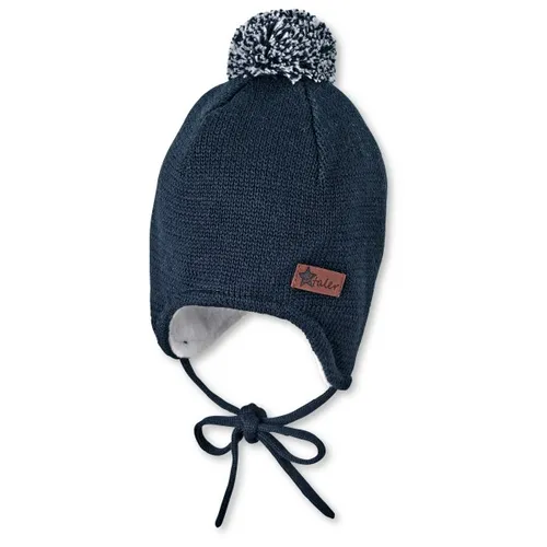 Sterntaler® Strickmütze mit Bommel und Ohrenklappen von Sterntaler
