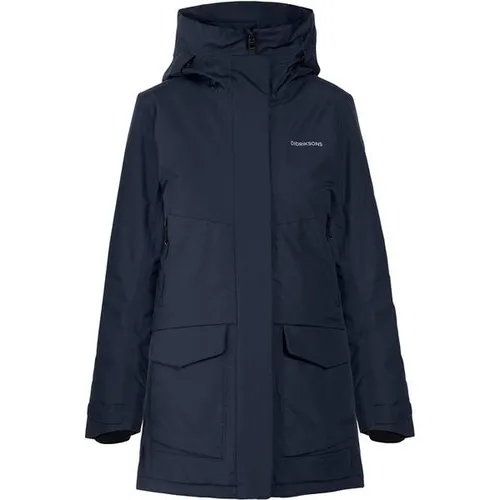 DIDRIKSONS Damen Mantel FRIDA WNS PARKA 7 - Funktionsjacken für Damen, eleganter und warmer Parka mit taillierter Silhouette und verstellbarer Kapuze für optimalen Wetterschutz.
