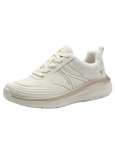 Tamaris Comfort Damen Sneaker Vegan mit Chunky-Sohle, Weiß (Offwhite), 37 EU - Damen-Sneaker mit leichter Chunky-Sohle für optimalen Tragekomfort. Vegan und mit kühlender Einlegesohle für angenehme Füße an warmen Tagen.