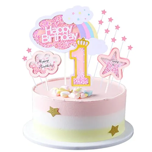 Kawailay 1. Geburtstag Tortendeko Mädchen