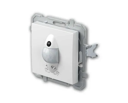 TEM LOGIQ Bewegungsmelder IR weiß ohne Rahmen - Effizienter Bewegungsmelder für 230V Stromversorgung, aus hochwertigem Kunststoff gefertigt. Ideal für die zuverlässige Erfassung von Bewegungen in Innen- und Außenbereichen.