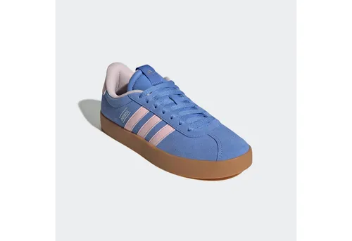 adidas Vl Court 3.0 Damen Schuhe – Blue Fusion Clear Pink Silver Met, 38 EU - Damen-Sneaker mit dämpfender Zwischensohle und vulkanisierter Gummiaußensohle für optimalen Komfort und Stil.