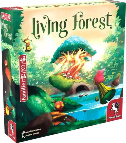 Pegasus Spiele 51234G Living Forest - Kennerspiel des Jahres 2022, stimmungsvolles Artwork und drei Wege zum Sieg für spannende Spielabende
