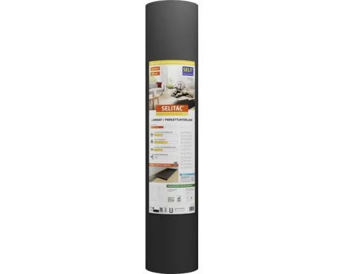 Parkett- und Laminatunterlage Trittschalldämmung Selitac basic 1,6 mm 20m²