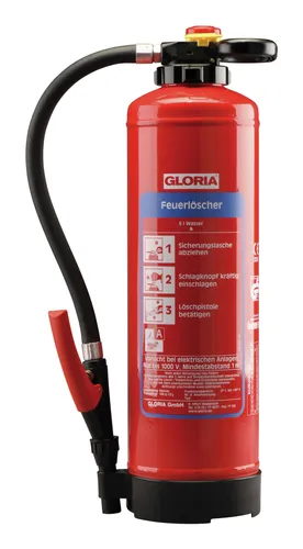 Gloria Wasser Aufladefeuerlöscher WH 9 PRO von GLORIA