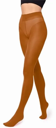Merry Style Bunte Damen Strumpfhose Microfaser 40 DEN (Ginger, 4 (40-44))