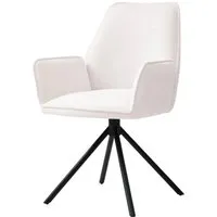 MCW Esszimmerstuhl G67 Creme-Beige mit schwarzen Beinen