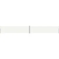 vidaXL Ausziehbare Seitenmarkise Creme 160x1200 cm - Sichtschutz für Garten, Terrasse oder Balkon, mit automatischer Rückrollfunktion, UV-beständig und wasserabweisend, ideal gegen Wind und Sonne.