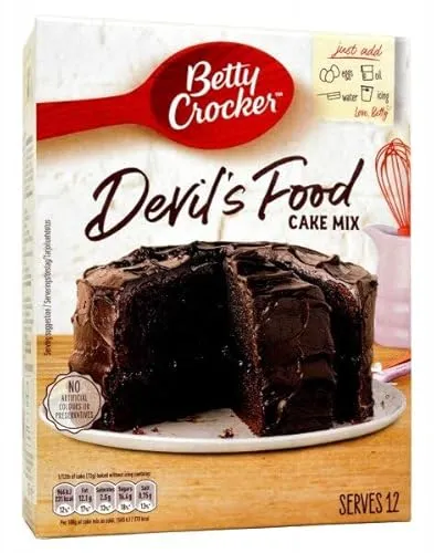 Devil’s Food Cake Mix Kuchenbackmischung für Schokoladenkuchen 425g – importiert von Shestore24