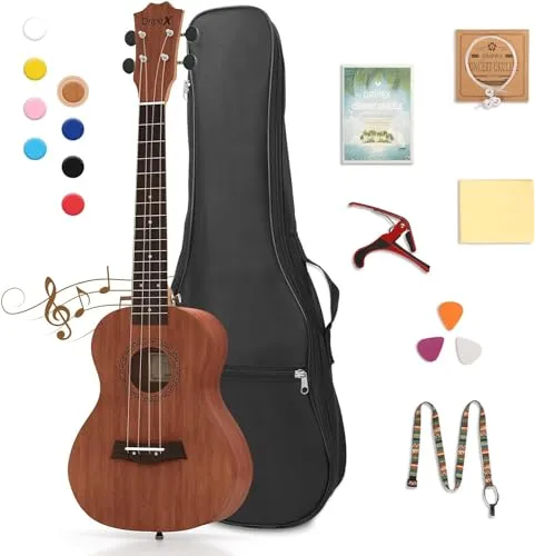 Dripex 23 Zoll Konzert Ukulele Set