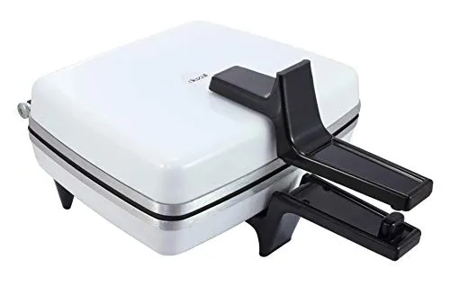 Waffeleisen DEZAL model 301.4, Silber - Waffeleisen DEZAL model 301.4 aus hochwertigen Materialien, robust und vielseitig einsetzbar für perfekte Waffeln.