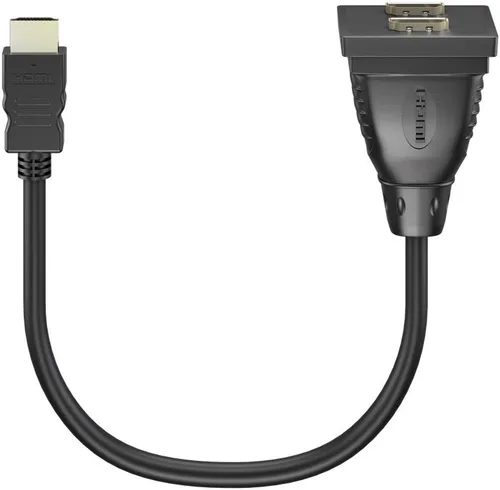 Goobay HDMI-Kabeladapter 68784 Kommunikationstechnik-Adapter HDMI-Kabeladapter