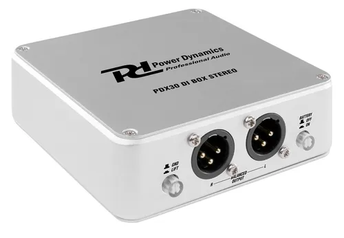 Power Dynamics PDX30 Aktive Stereo DI Box von Power Dynamics
