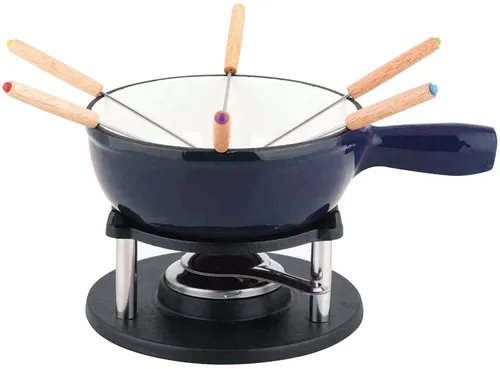 CS KOCHSYSTEME Alpen Fondue Set blau
